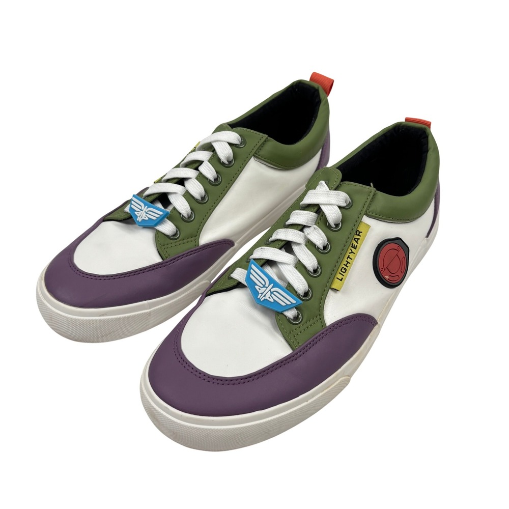 Disney Pixar Mens Toy Story Buzz Lightyear Star Command Sneakers Shoes Size 9.5